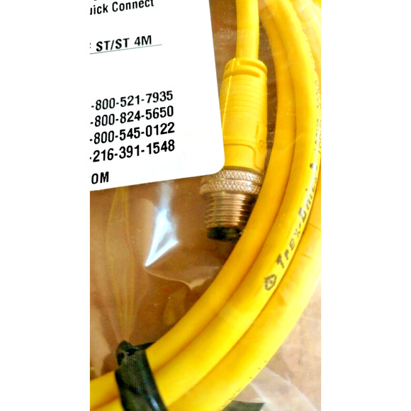 Quick-Connex Trex-Onics 67332 4 Meter PLC Micro Connect Cable TPC Wire Cable NEW - Picture 2 of 3